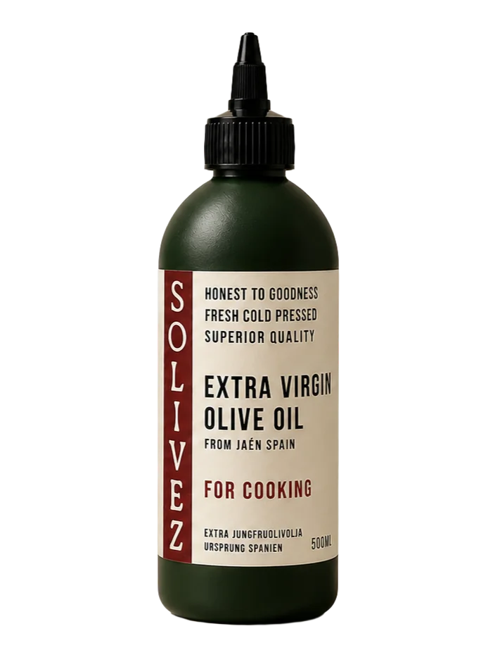 Solivez Cooking oil 500ml - terracotta PET squeeze bottle