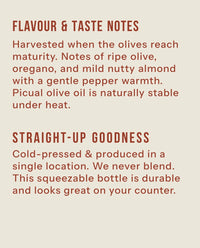 For Cooking - flavour and taste notes
