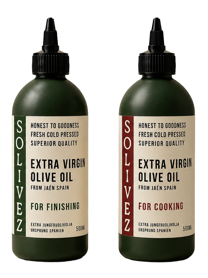Solivez Everyday Duo - finishing and cooking oils, 500ml each