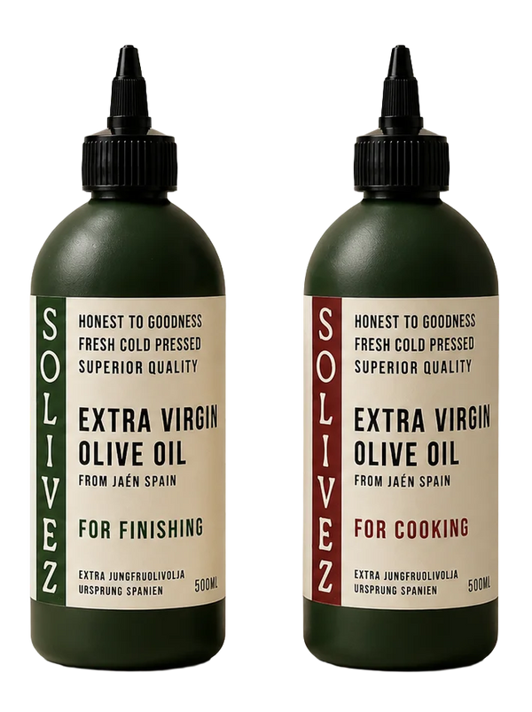 Solivez Everyday Duo - finishing and cooking oils, 500ml each
