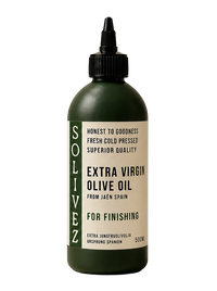 Solivez Finishing oil 500ml - green PET squeeze bottle